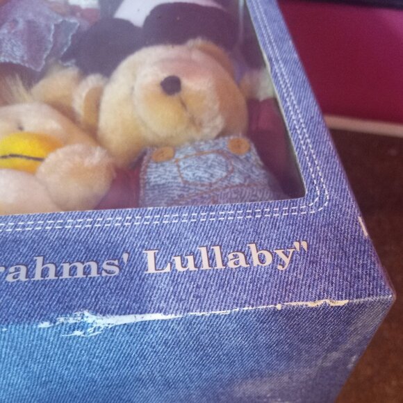 Blue Jean Teddy Bear Baby Nursery Musical Bear Duck Crib Mobile Brahms Lullaby - Picture 14 of 16